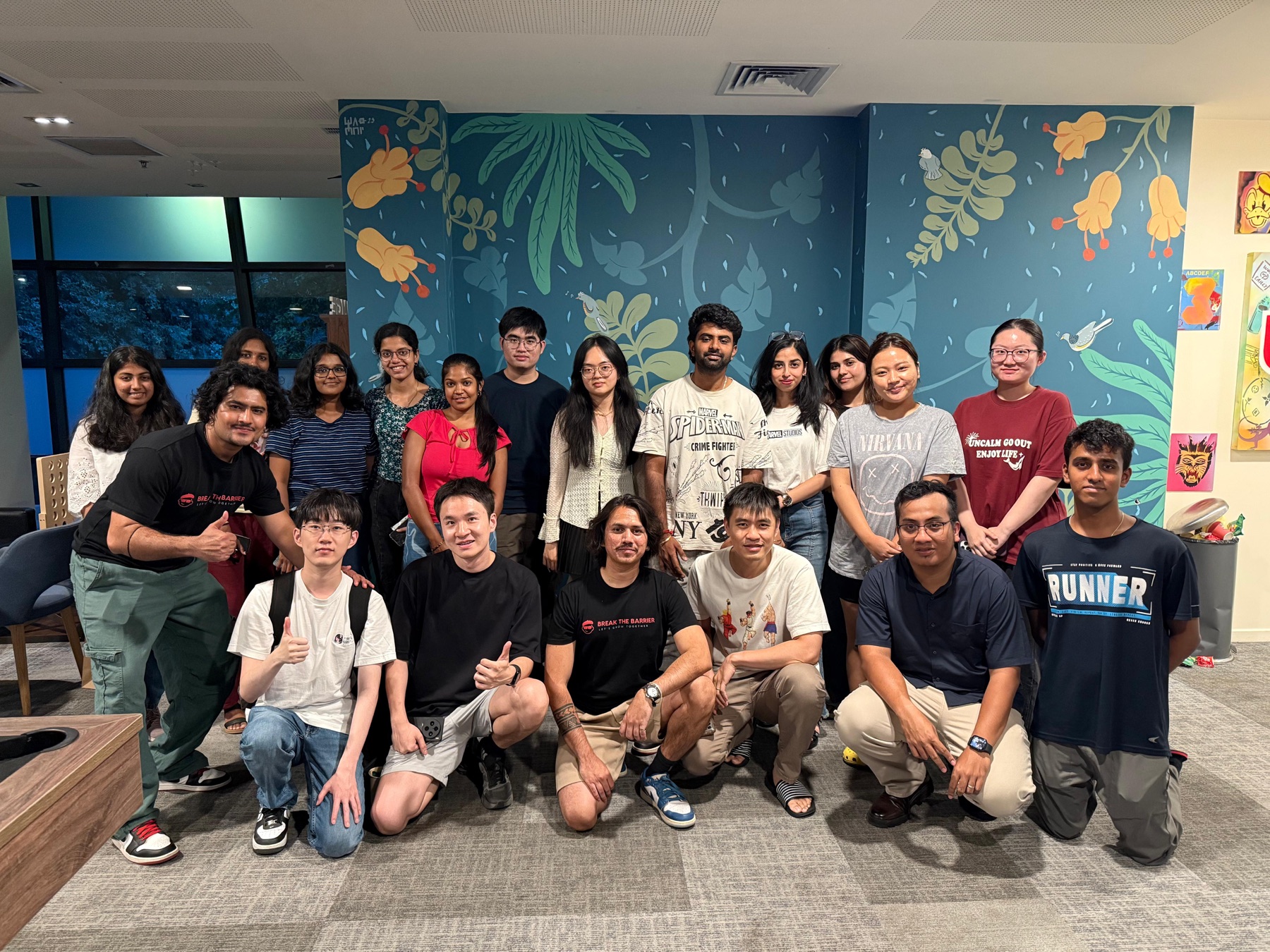BTB workshop community group in an Australian student community