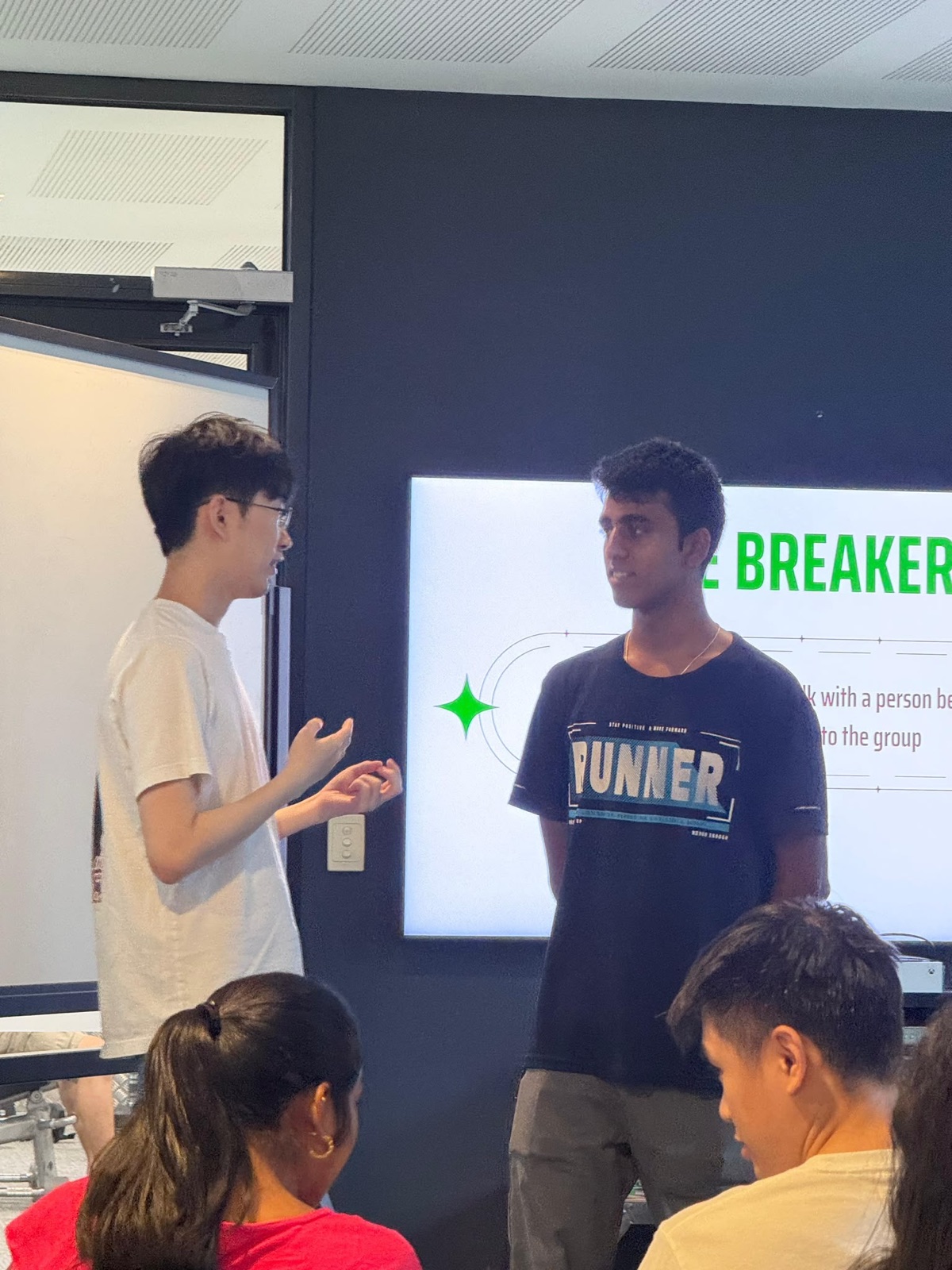 BTB peer activity during a student workshop