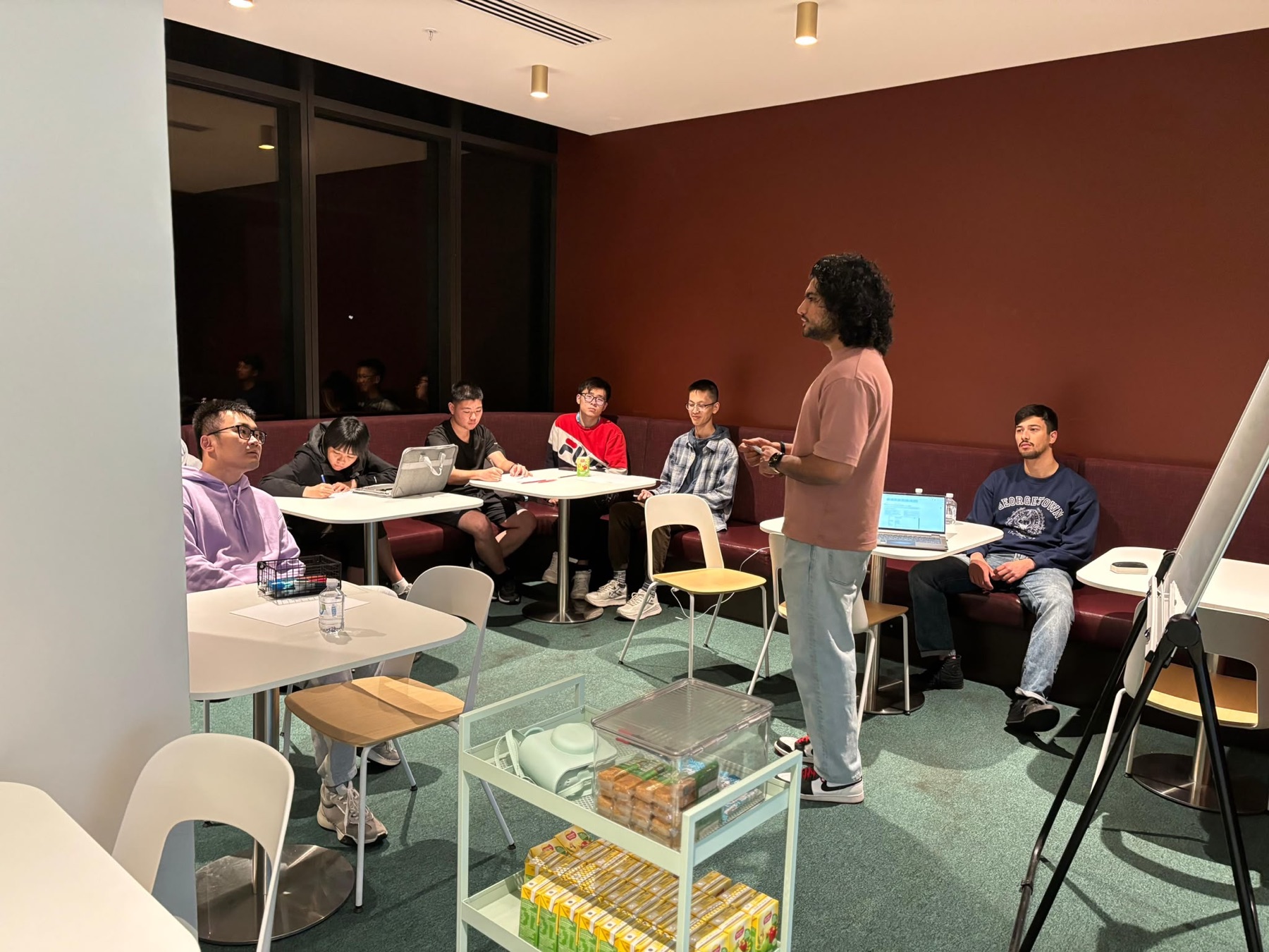 BTB workshop session in an Australian student community